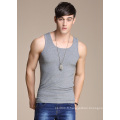 Hot Sale Skinny Tank Top Slip noir et gris Sportawear Veste Homme